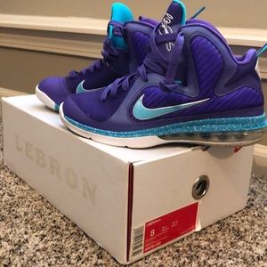 Nike Lebron 9 Hornets (Size 8 Men/ Women 10)